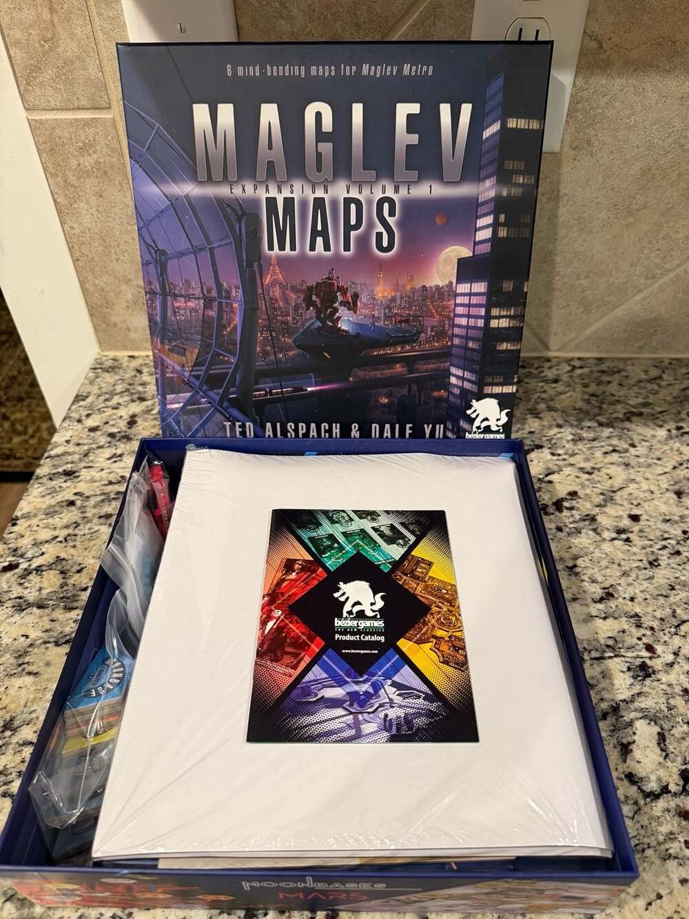 Bezier Games Maglev Metro: Maps - Volume 1 Expansion